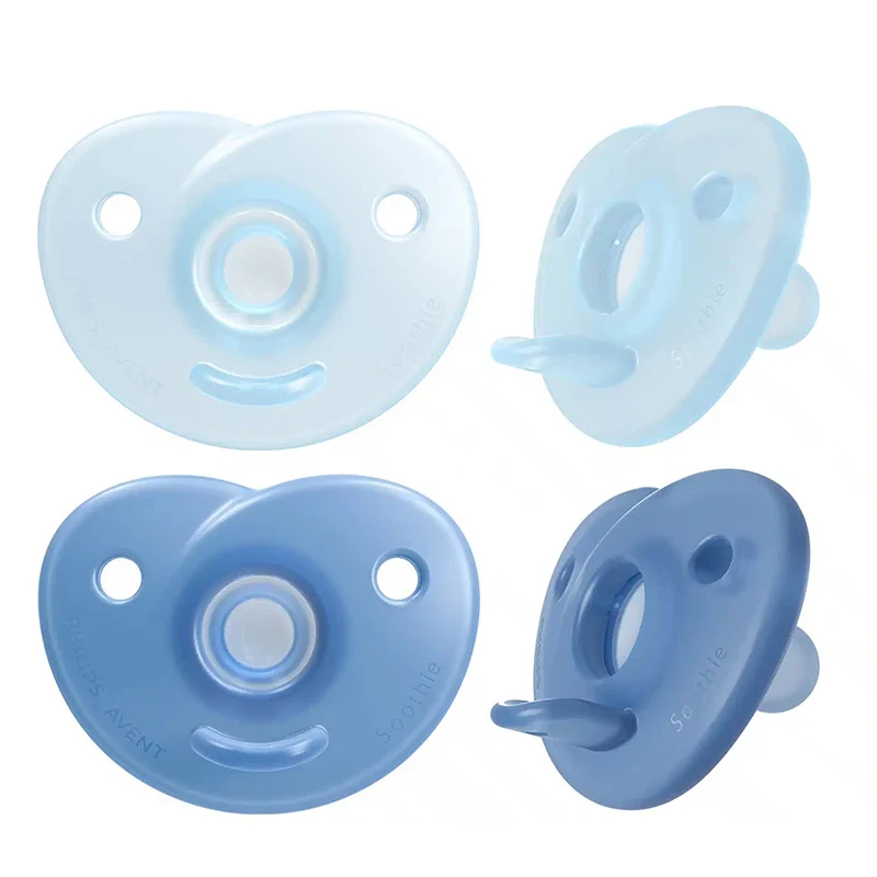 Philips Avent Soothie Napp 0-6 mån Ljusblå/Blå 2-pack Philips Avent