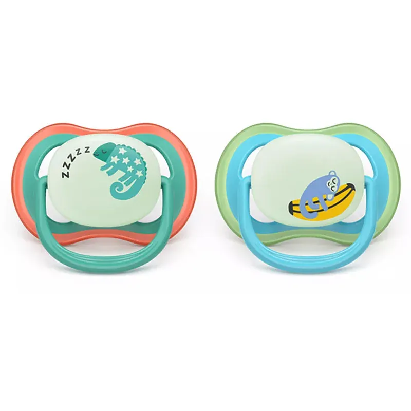 Philips Avent Ultra Air Napp Natt 6-18 mån 2-pack  Blå/Turkos Philips Avent