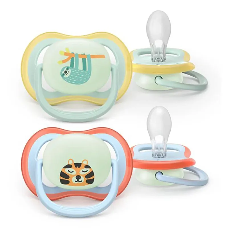 Philips Avent Ultra Air Napp Natt 0-6 mån 2-pack Blå/Grön Philips Avent