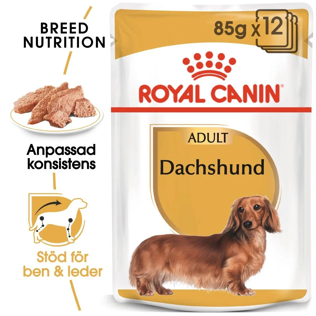 Royal Canin Dachshund Adult Loaf Våtfoder 12x85 g Royal Canin