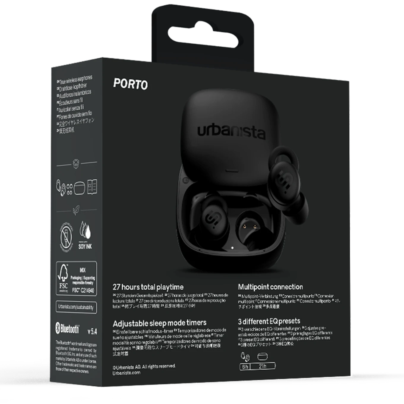 Urbanista Porto Midnight Black Urbanista