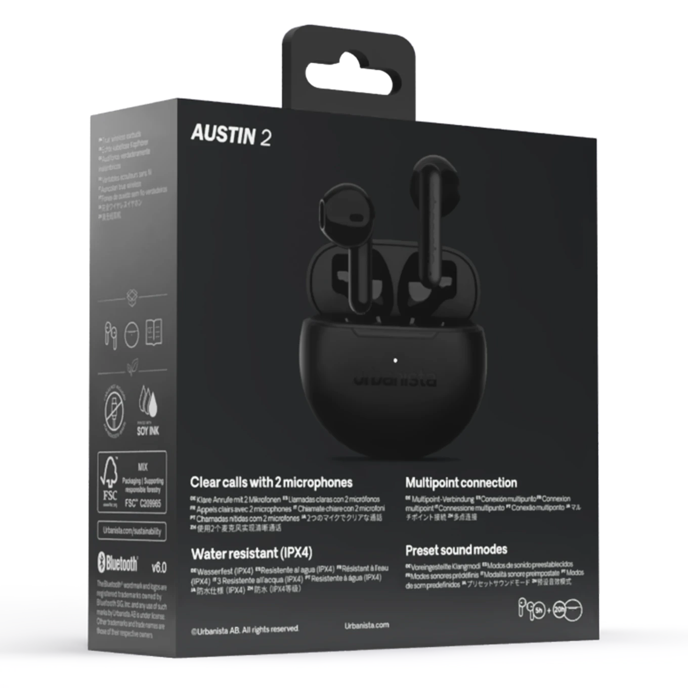 Urbanista Austin 2 Midnight Black Urbanista