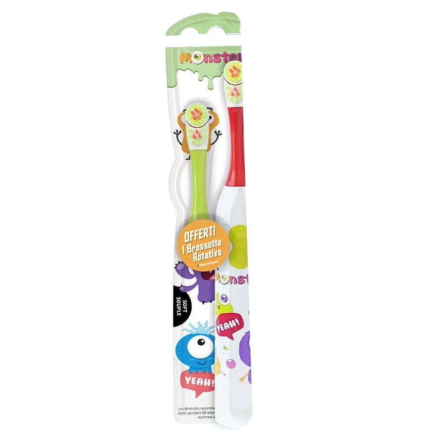 Les Babygators Monsters Eltandborste 3 år+ Les Babygators