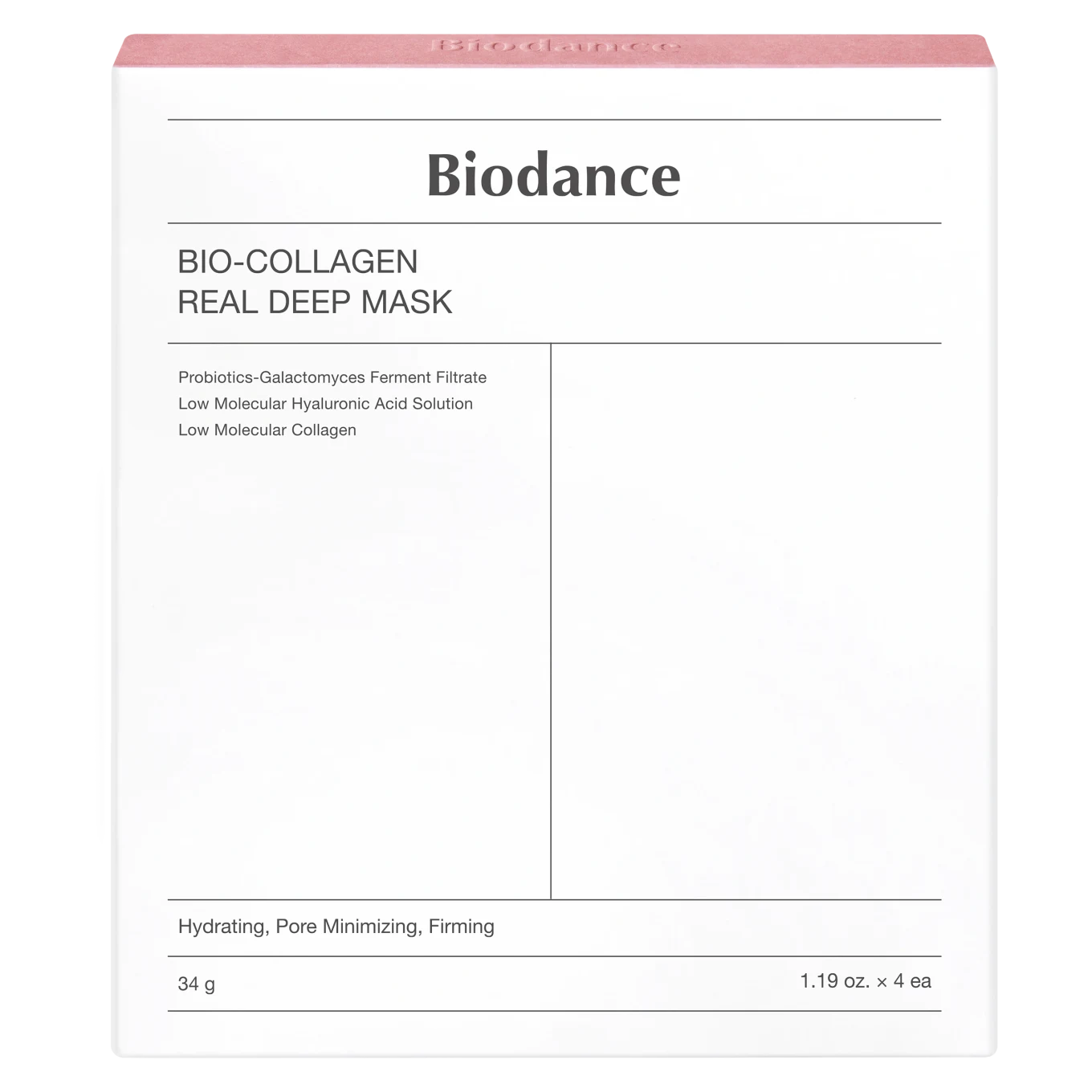 Biodance Bio Collagen-Real Deep Mask 1 box Biodance