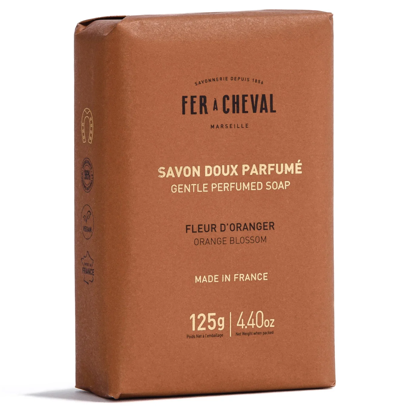 Fer à Cheval Fast Tvål Orange Blossom 125 g Fer a Cheval