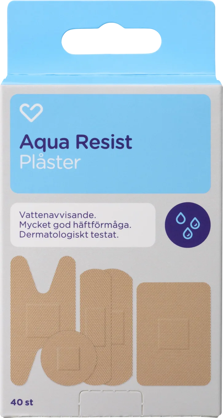 Hjärtats Plåster Aqua Resist 40st Hjärtats