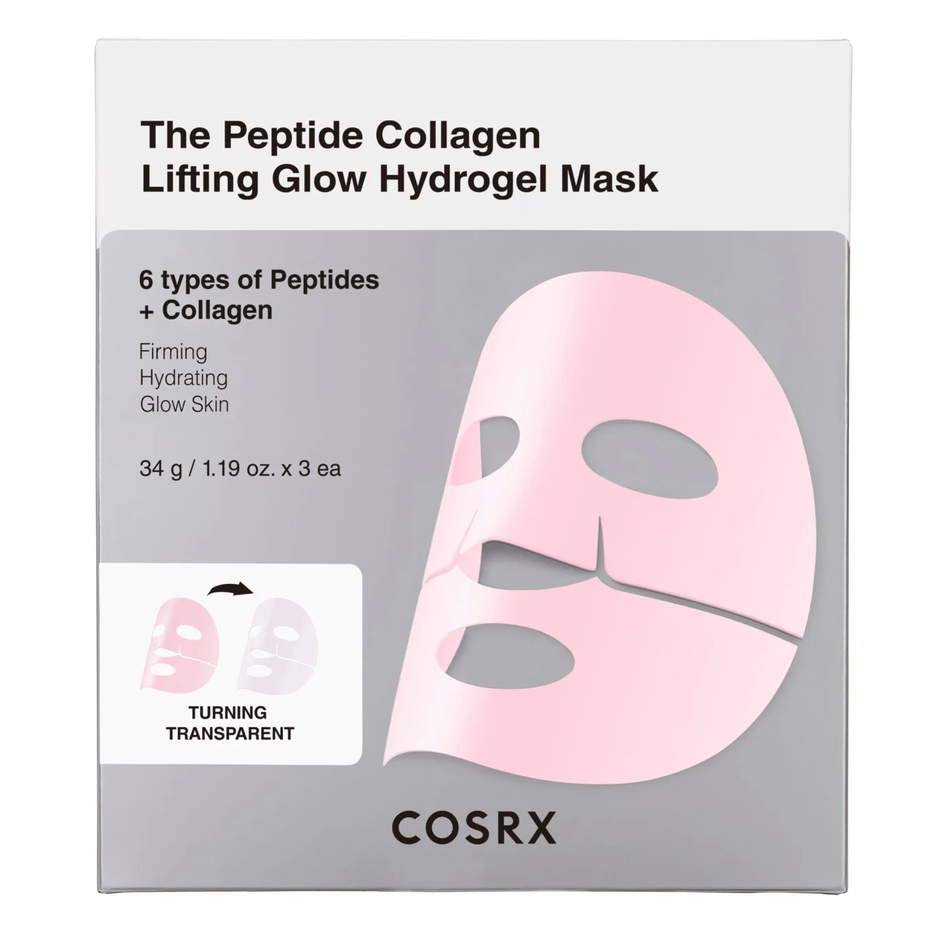 COSRX Peptide Glow Hydrogel Mask 3 st COSRX
