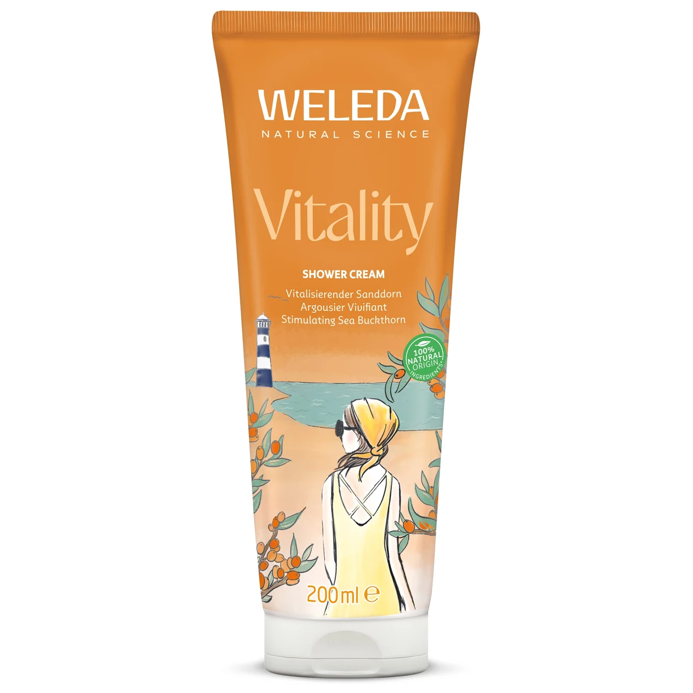 Weleda Vitality Shower Cream Sea Buckthorn 200 ml Weleda