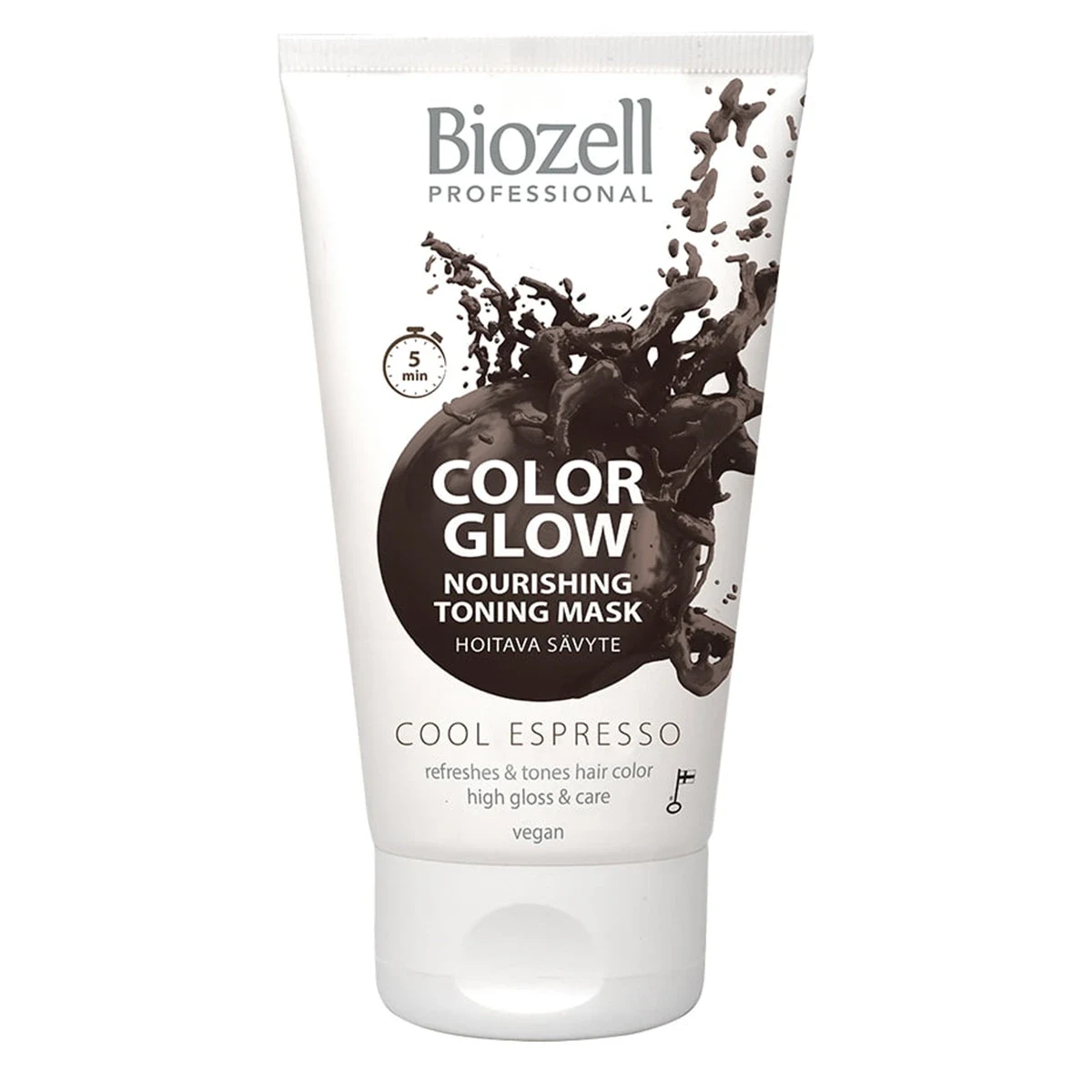 Biozell Color Glow Nourishing Toning Mask 150 ml Cool Espresso Biozell 
