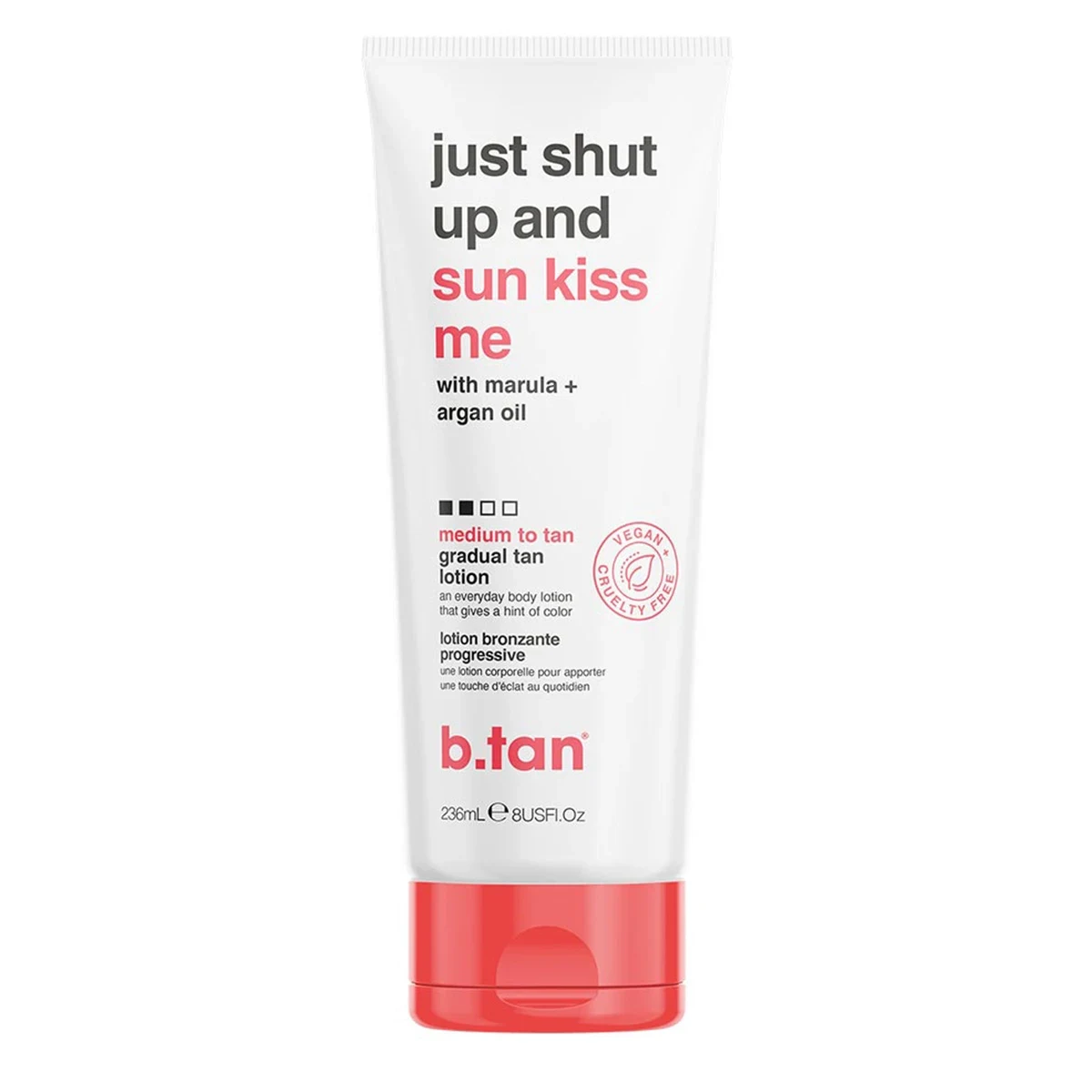 b.tan Just Shut Up & Sunkiss Me Gradual Tan Lotion 236 ml b.tan