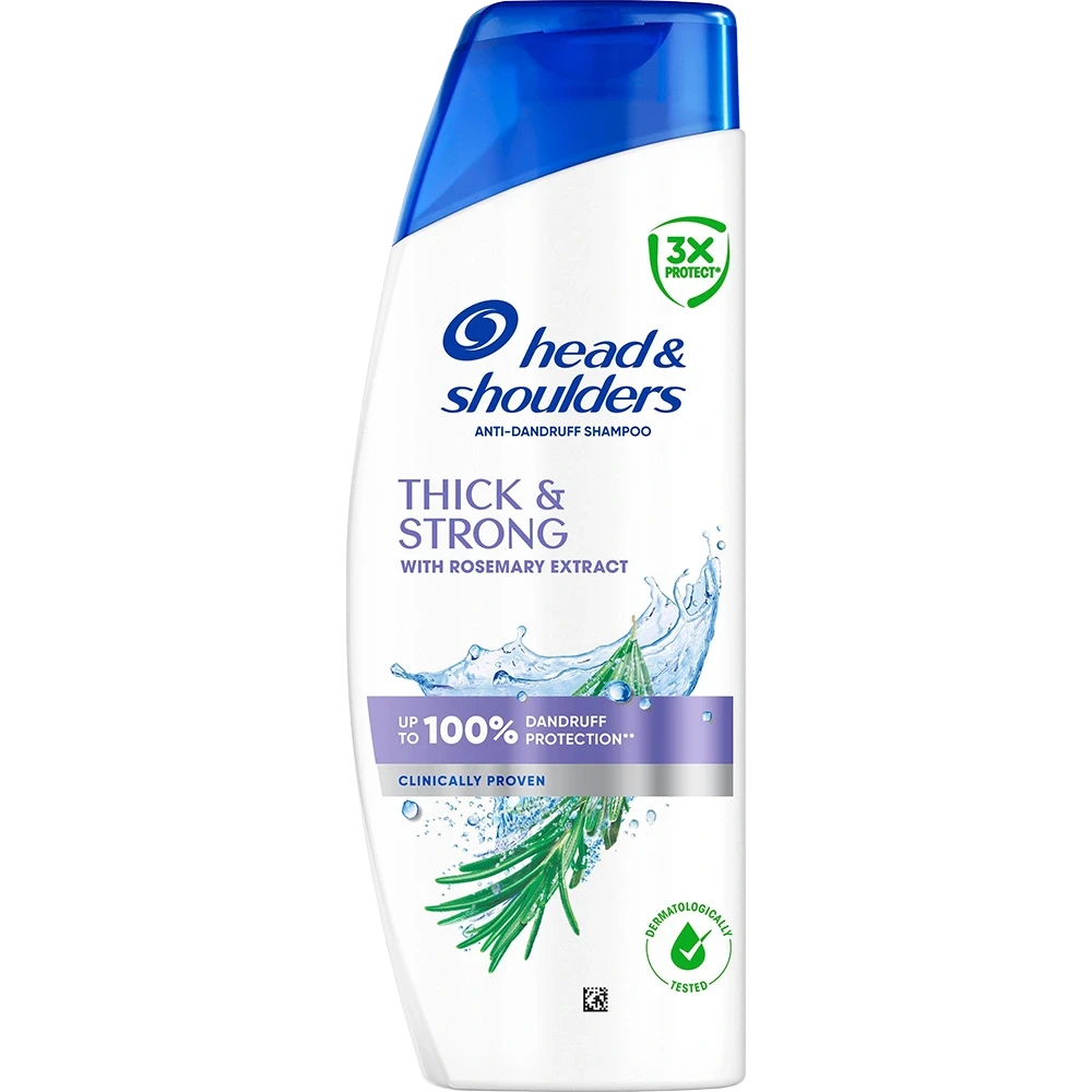 Head & Shoulders Thick & Strong Schampo 250 ml Head & shoulders