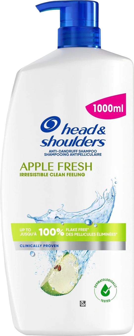 Head & Shoulders Apple Fresh Schampo 1000 ml Head & shoulders