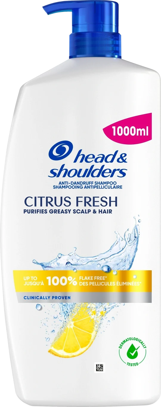 Head & Shoulders Citrus Fresh Schampo 1000 ml Head & shoulders