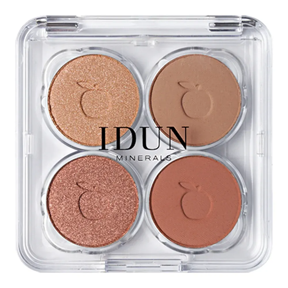 IDUN Minerals Mineral Eyeshadow Palette 4 g Nyponros Idun Minerals