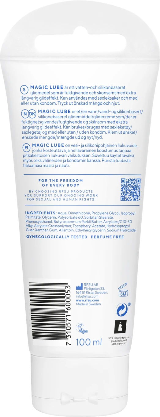 RFSU Magic Lube Glidmedel 100 ml Rfsu