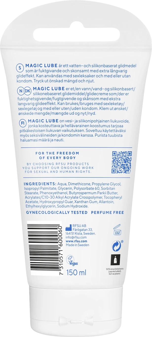 RFSU Magic Lube Glidmedel 150 ml RFSU