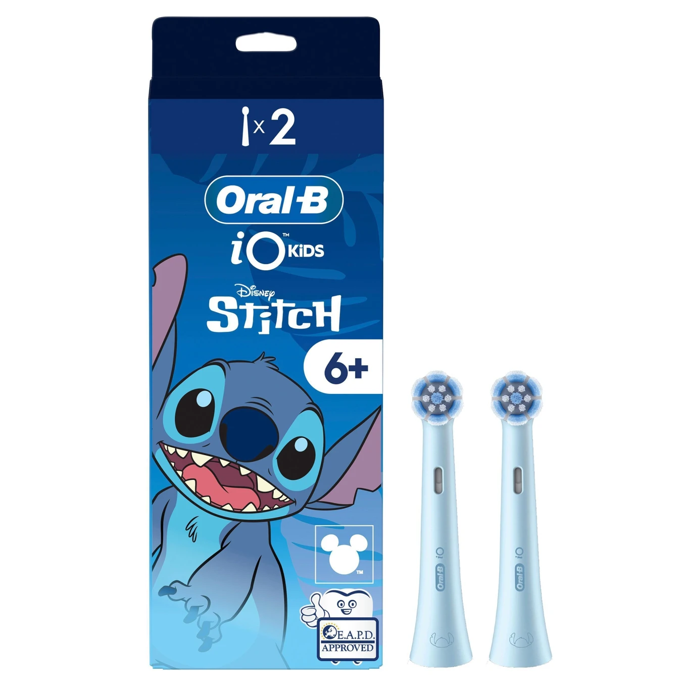 Oral-B iO Kids 6+ Disney Stitch Tandborsthuvuden 2 st Oral-B