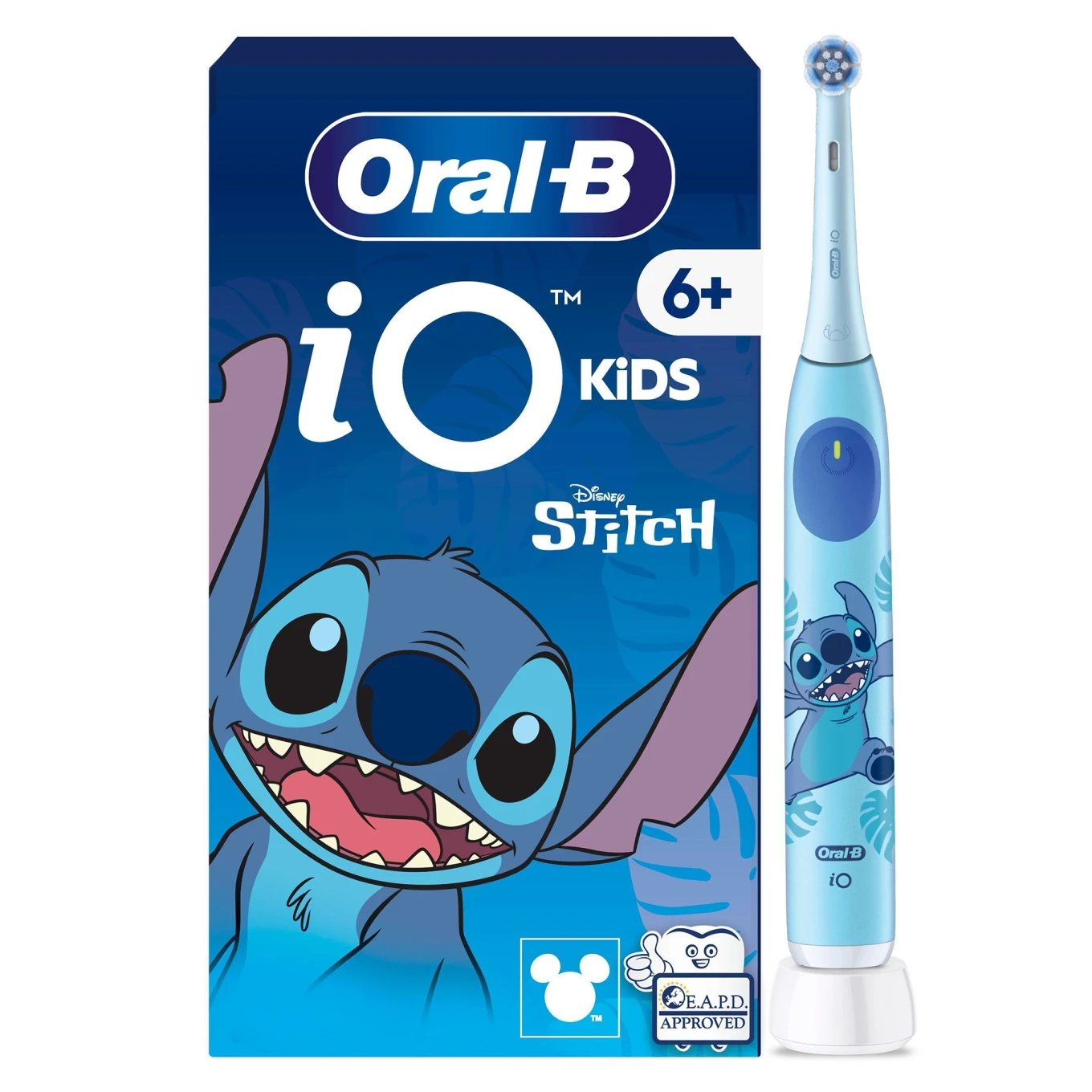 Oral-B iO 6+ Kids Disney Stitch Eltandborste 1 tandborsthuvud Oral-B