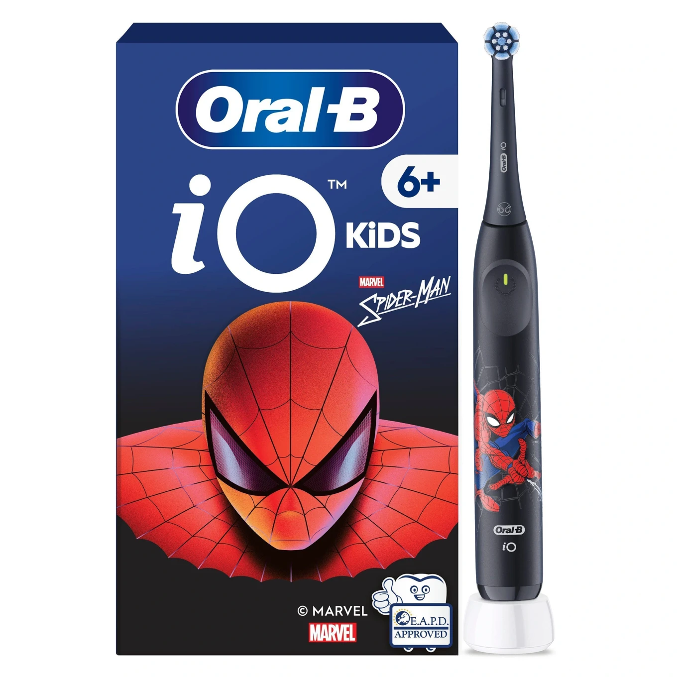 Oral-B iO 6+ Kids Marvel Spider-Man Eltandborste 1 tandborsthuvud Oral-B