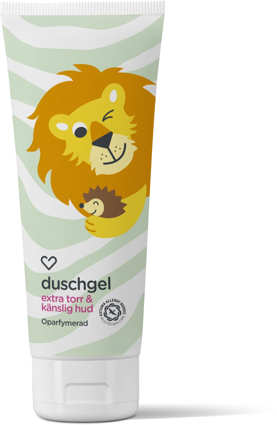 Hjärtats Barn Duschgel Extra Känslig Oparfymerad 200ml Hjärtats