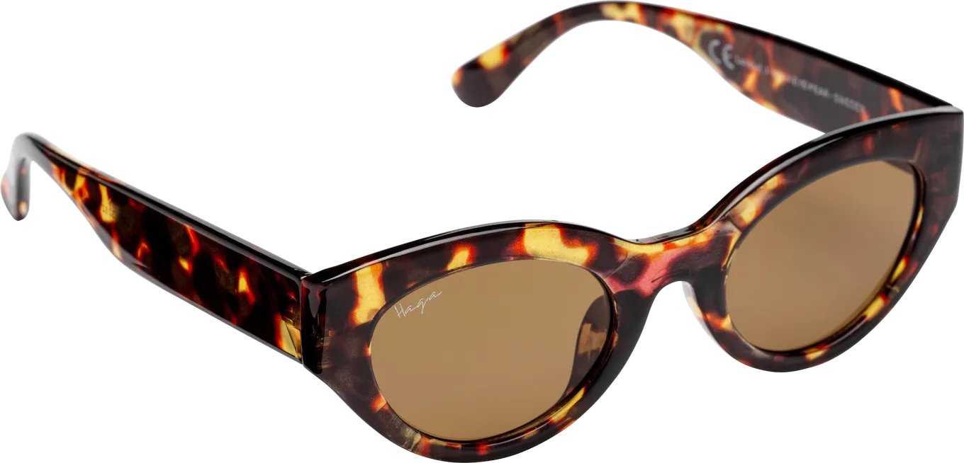 Haga Eyewear Casablanca Shiny Havana Brown Lens Haga Optik