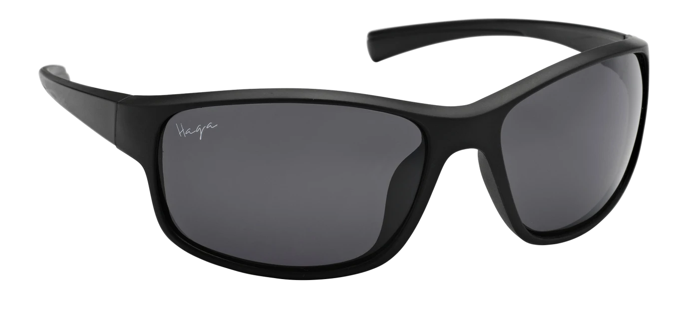 Haga Eyewear Bristol Polarized Black Grey Lens Haga Optik