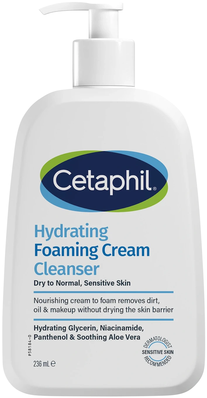 Cetaphil Hydrating Foaming Cream Cleanser 236 ml Cetaphil