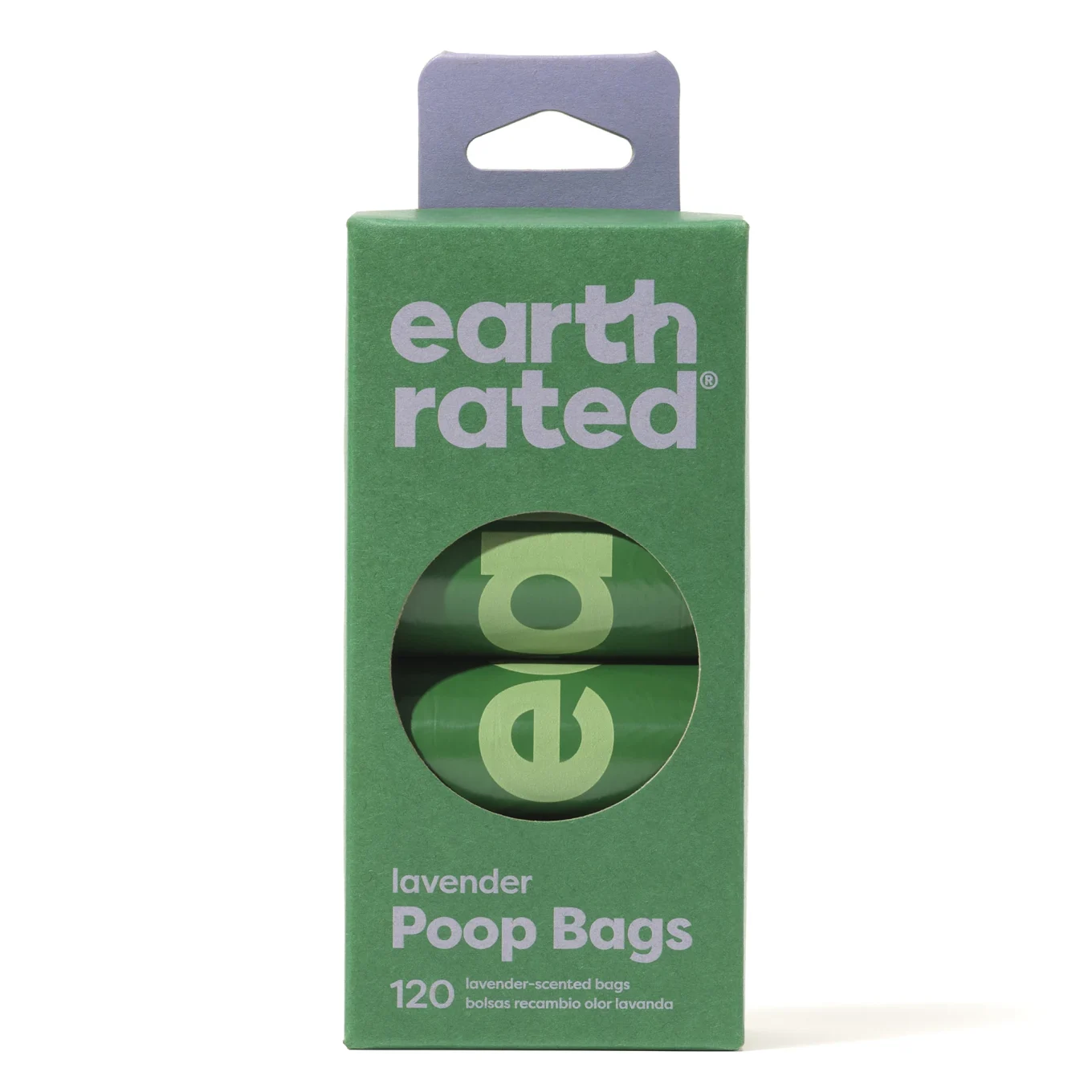 Earth Rated Poop Bags Refill 8-pack Lavender Earthrated