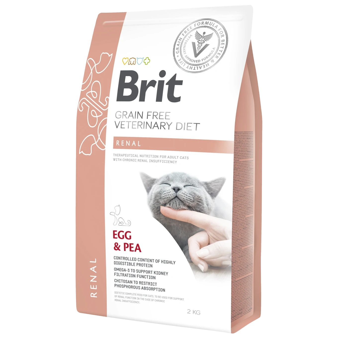 Brit Grain-Free Veterinary Diet Cat Renal 2 kg Brit Veterinary Diet
