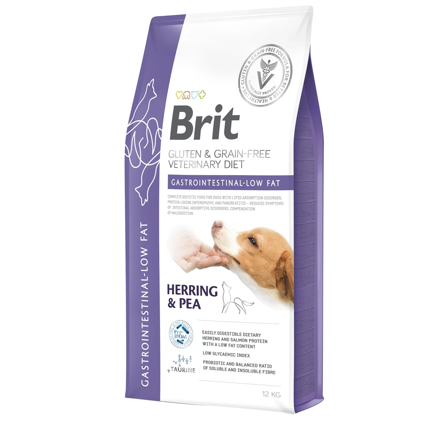 Brit Gluten & Grain-Free Veterinary Diet Dog Gastrointestinal Low fat 12 kg Brit Veterinary Diet
