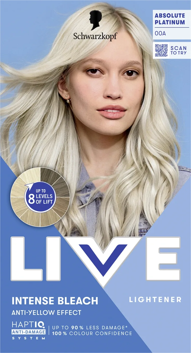 Schwarzkopf LIVE Intense Bleach 00A Absolute Platinum Schwarzkopf