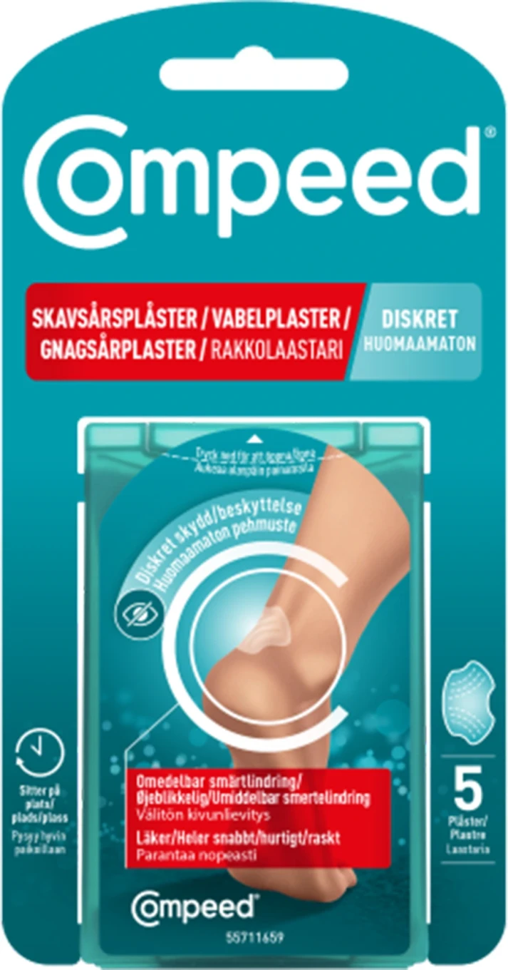 Compeed Skavsårsplåster Diskret 5 St Compeed