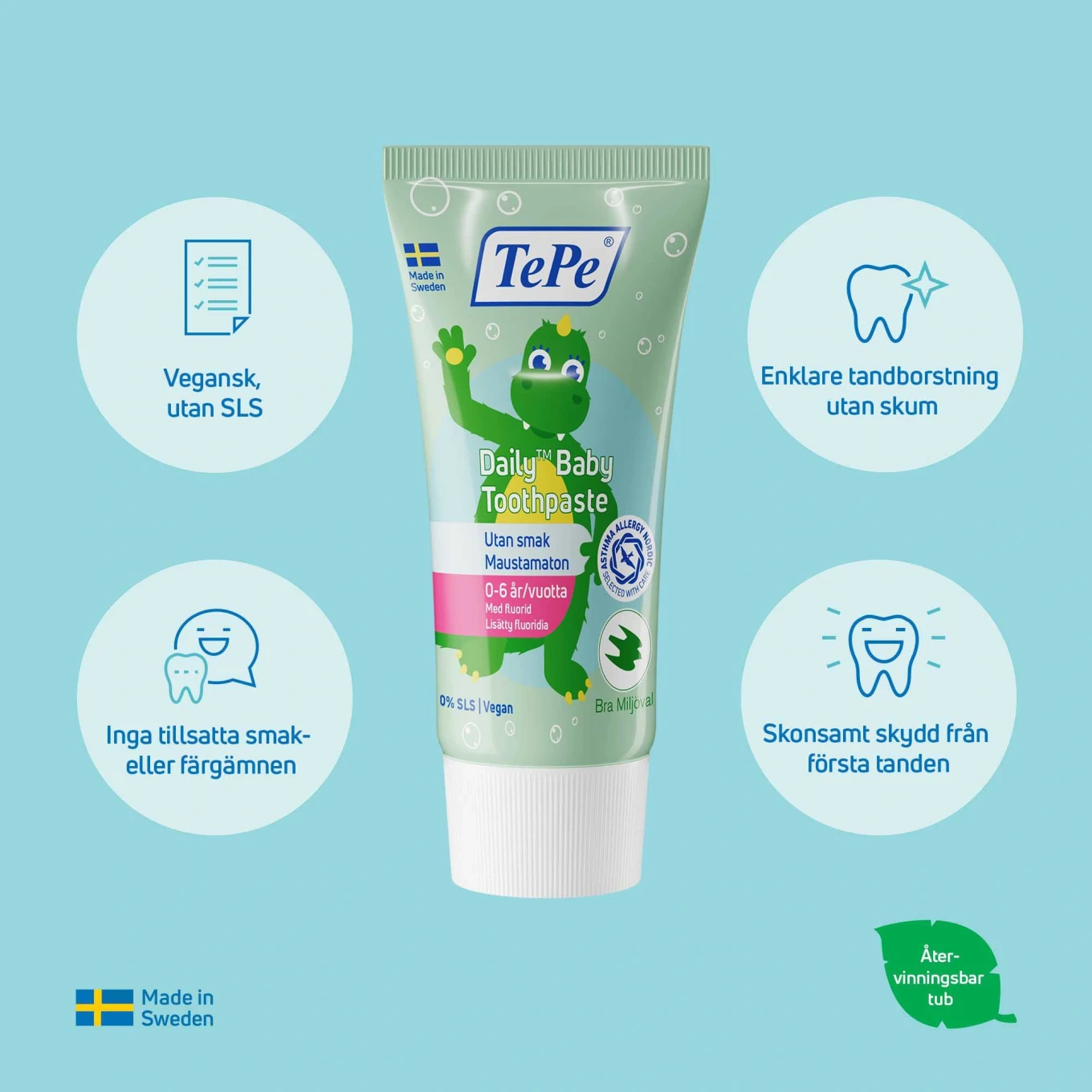 TePe Daily Baby Toothpaste 50 ml TePe