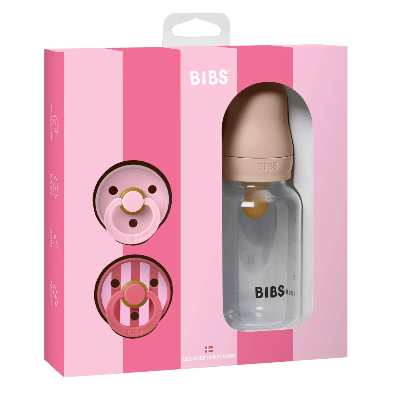 BIBS Gift Set Baby Sprinkle  Blush Bibs