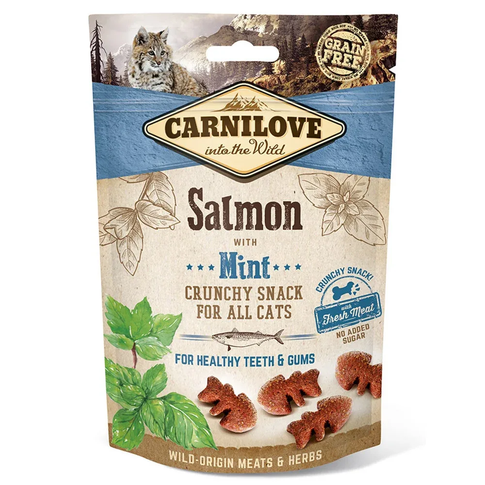 Carnilove Cat Crunchy Snack Salmon with Mint 50 g Carnilove