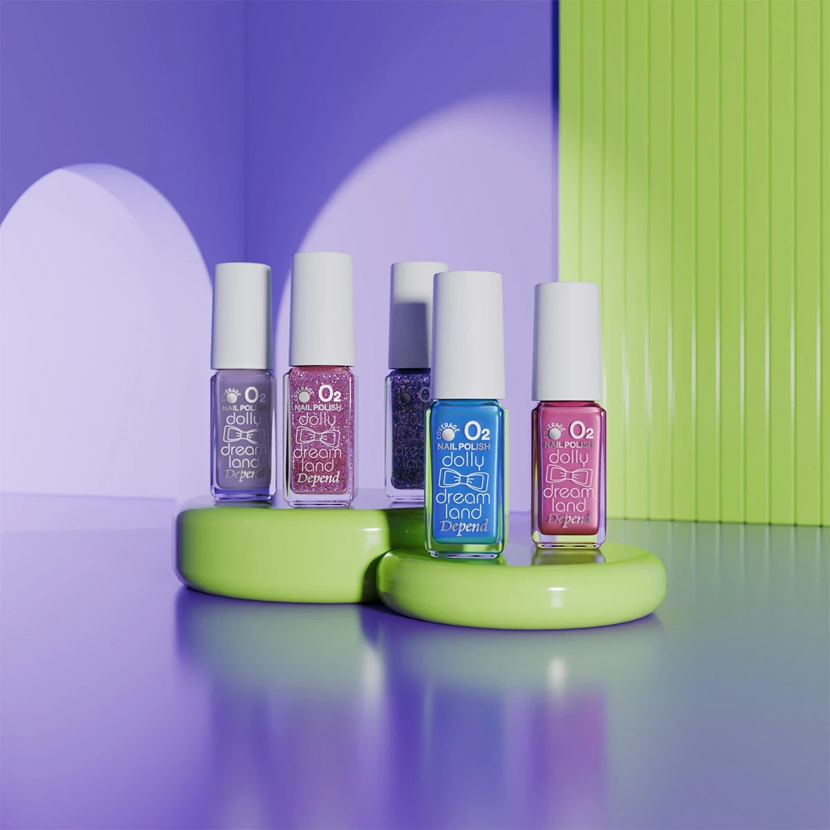 Depend O2 Dolly Dreamland 5 ml 5219 Sugar Plum Lane Depend