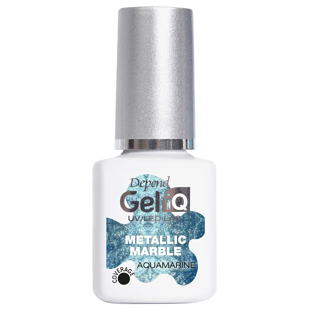 Depend Gel iQ Metallic Marble 5 ml Marble Aquamarina Depend