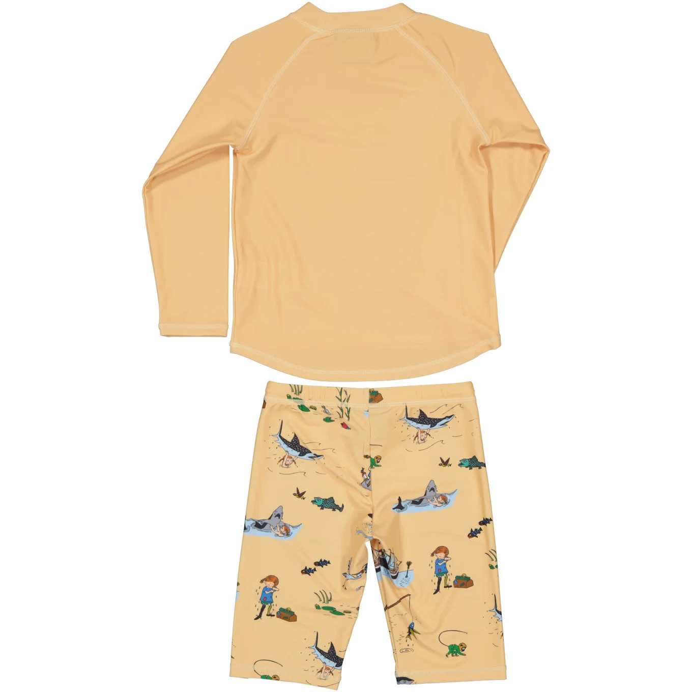 Geggamoja Pippi Långstrump UV-Set Gul 122/128 Geggamoja