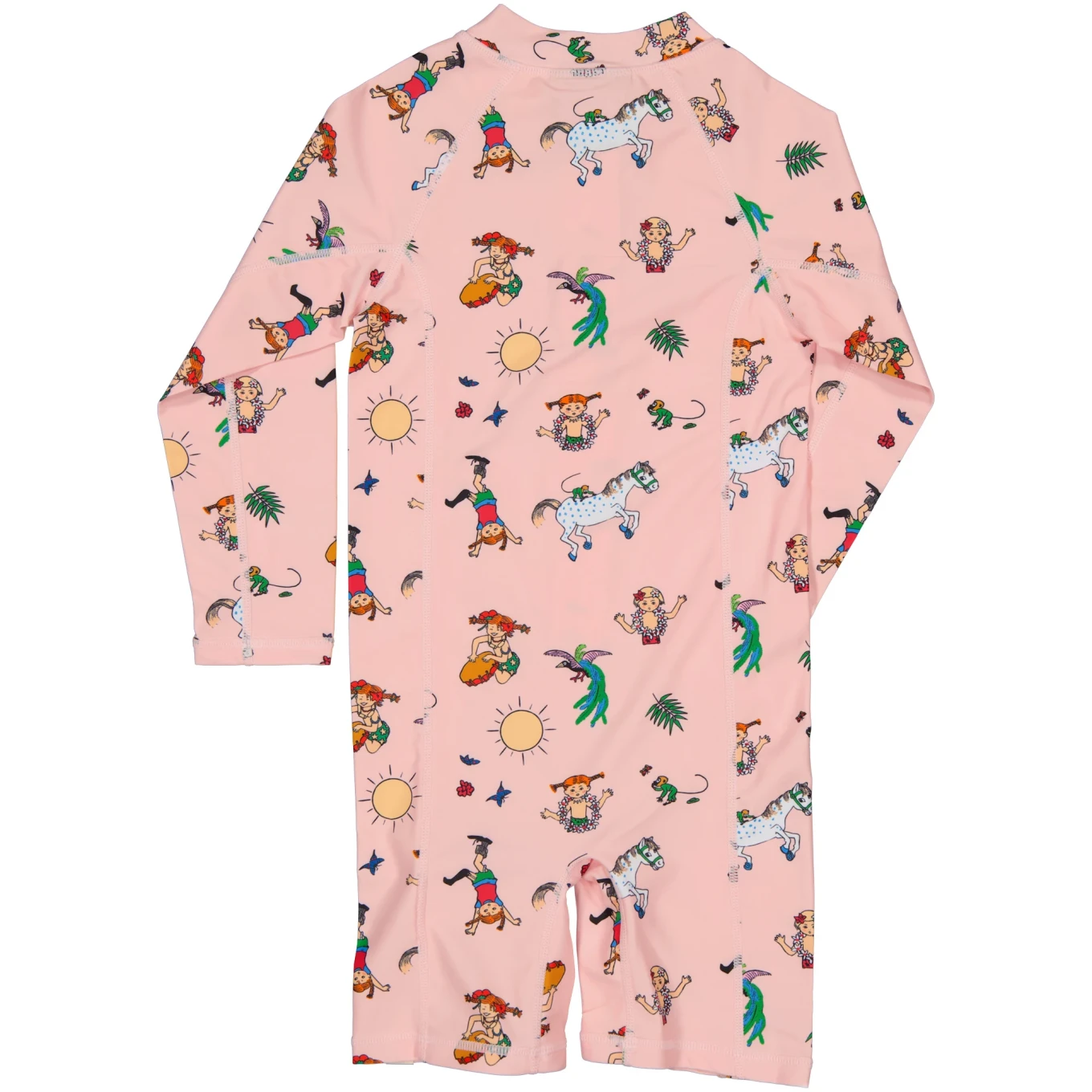 Geggamoja Pippi Långstrump UV-Dräkt Rosa  110/116 Geggamoja