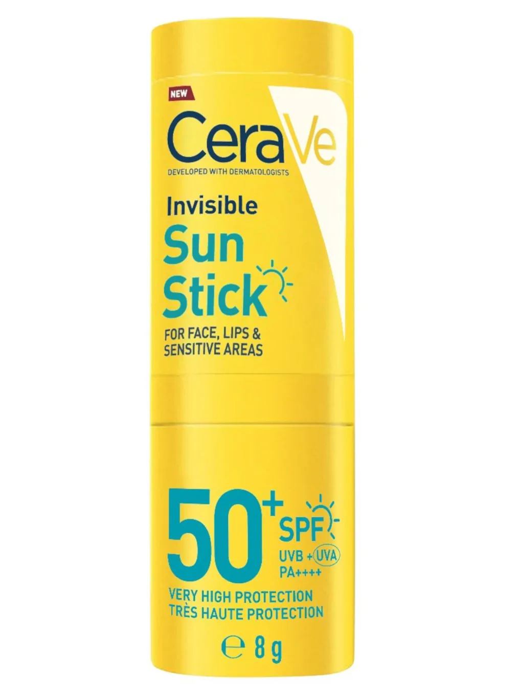 CeraVe Invisible Sun Stick SPF 50+, 8 g Cerave