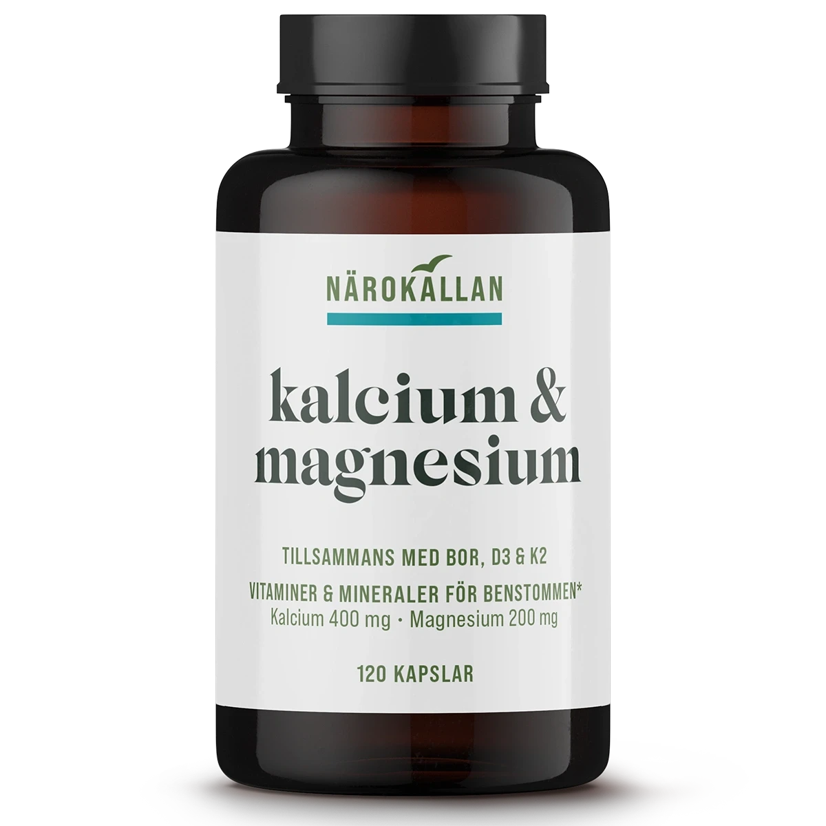 Närokällan Kalcium & Magnesium 120 kapslar Närokällan
