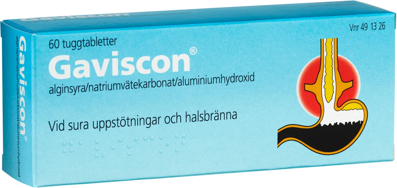 Gaviscon Tuggtablett 60 st Gaviscon