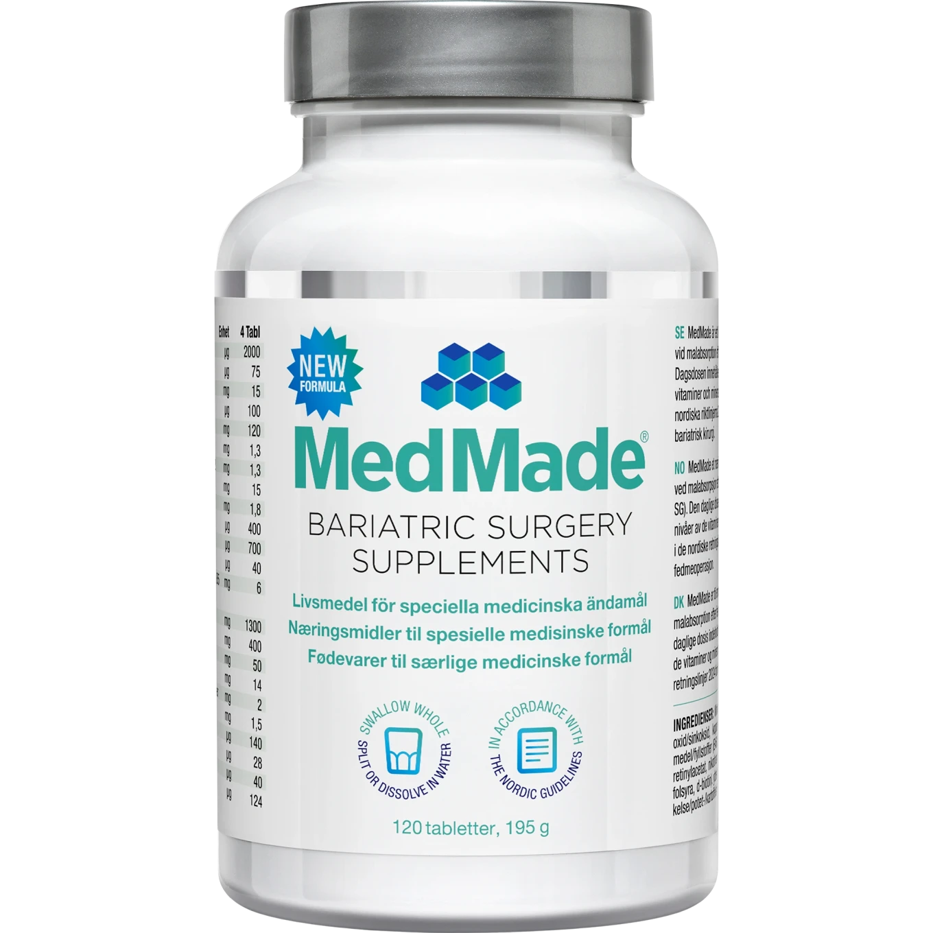 MedMade Bariatric Supplements 120 tabletter MedMade