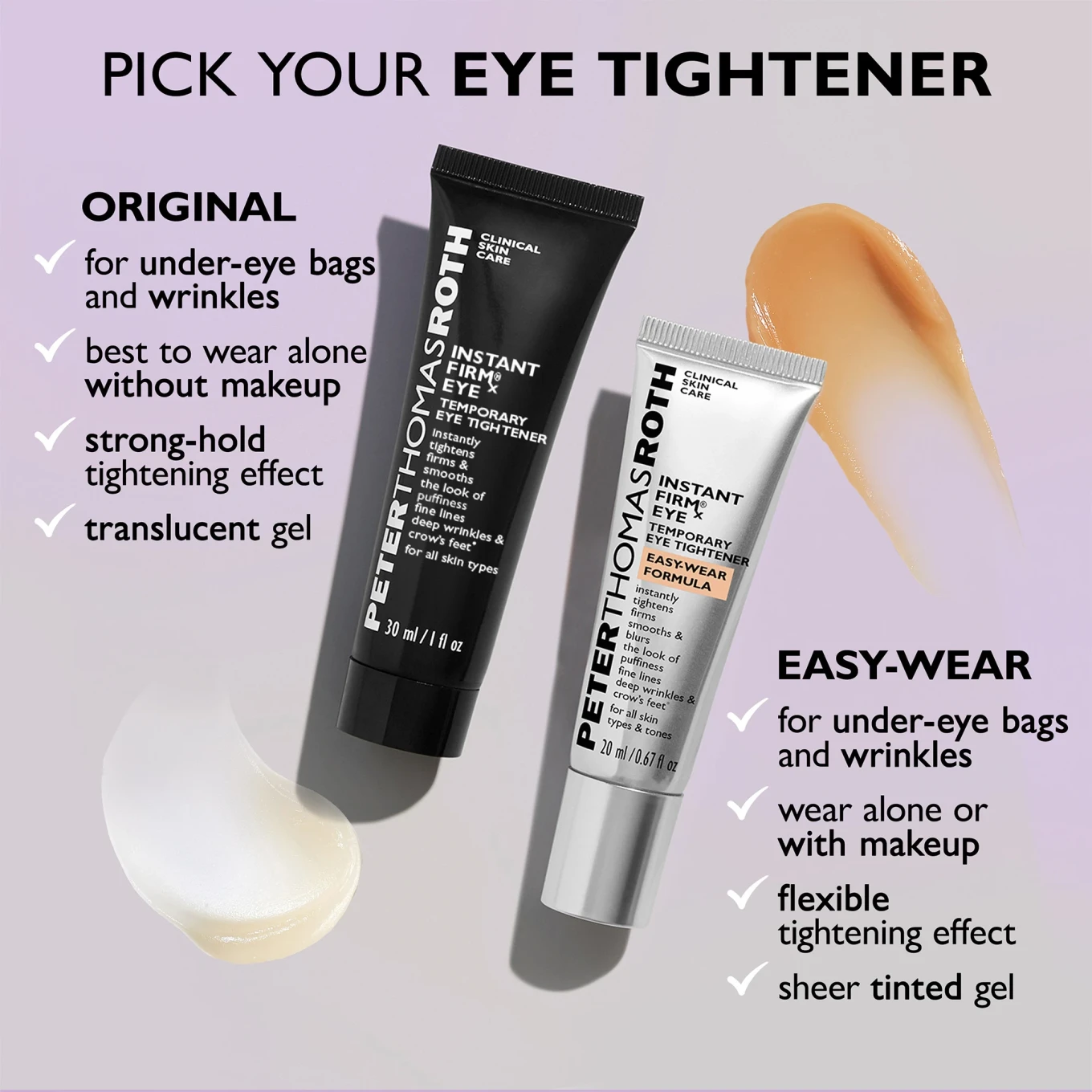 Peter Thomas Roth Instant FIRMx® Eye Temporary Eye Tightener Easy-Wear + Brush 20 ml PTR