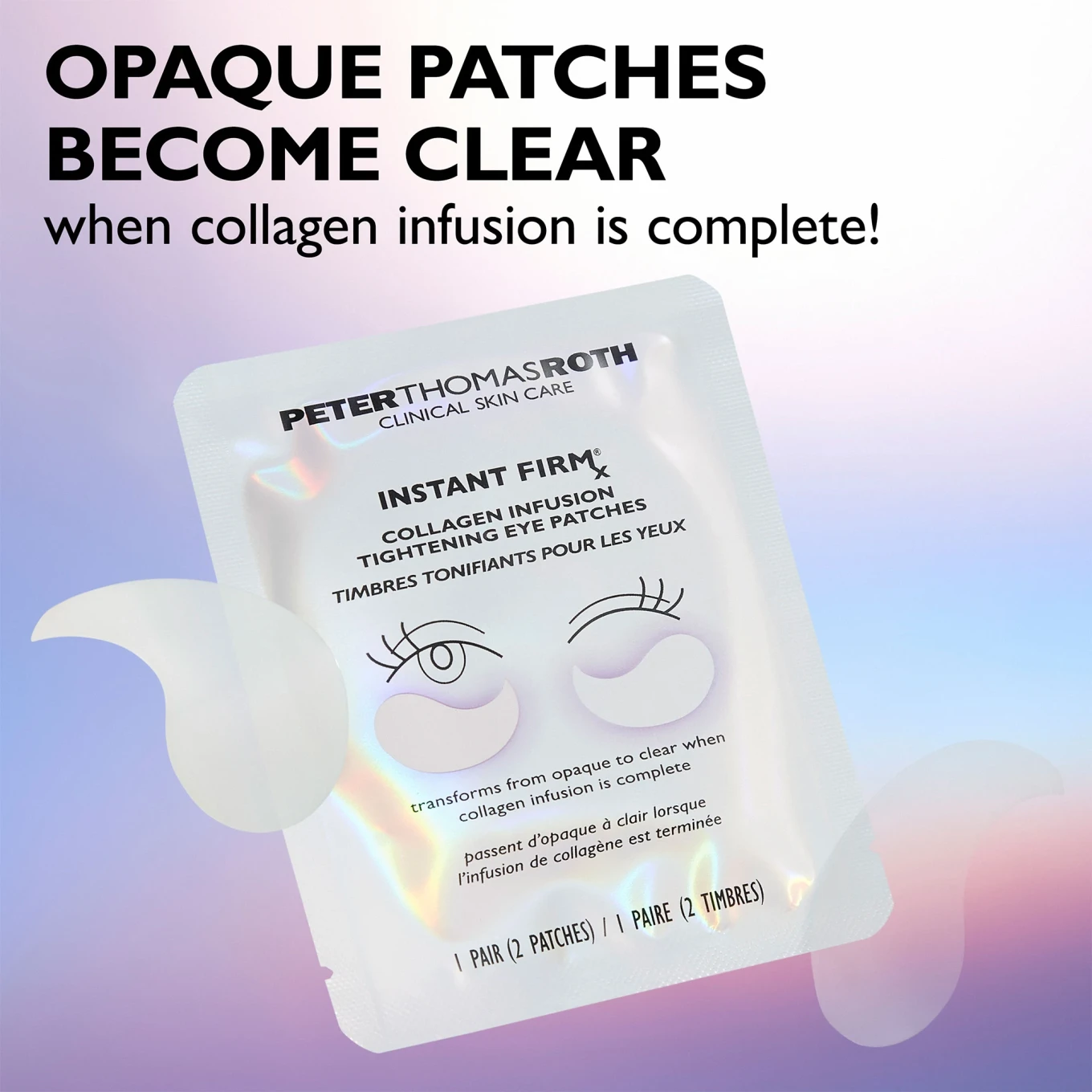 Peter Thomas Roth Instant FIRMx® Collagen Infusion Tightening Eye Patches 8 Pair PTR