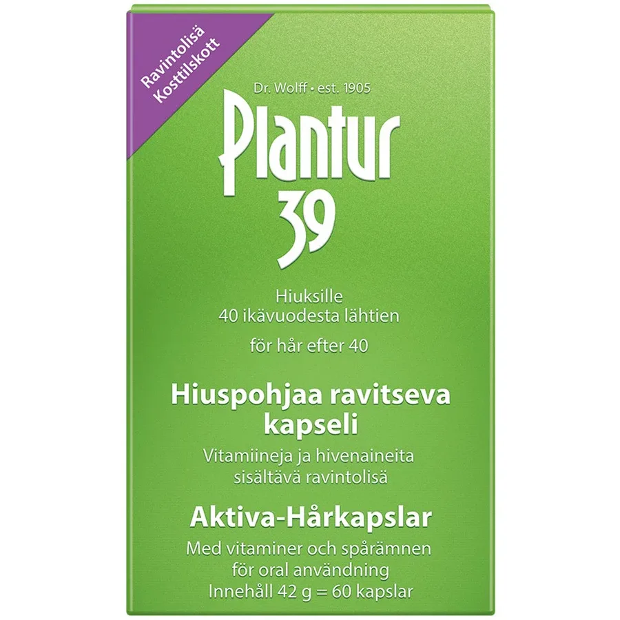 Plantur 39 Aktiva Hårkapslar 60 kapslar Plantur 39