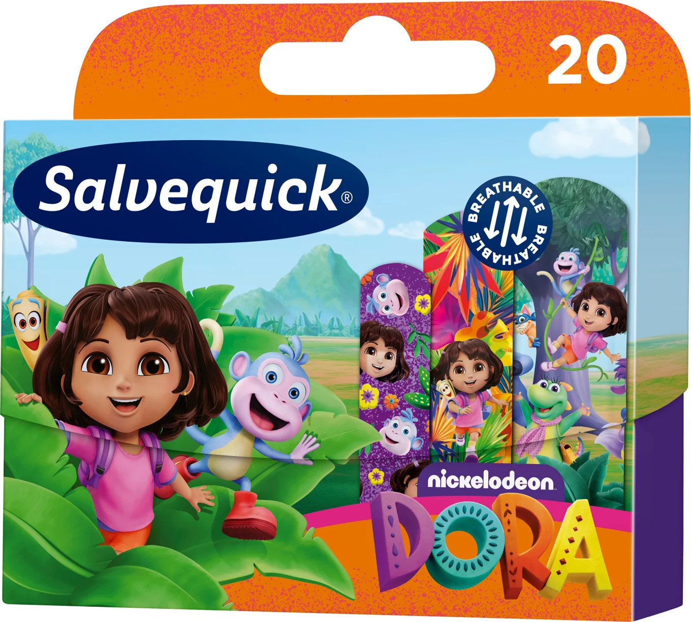 Salvequick Dora Barnplåster 20 st Salvequick