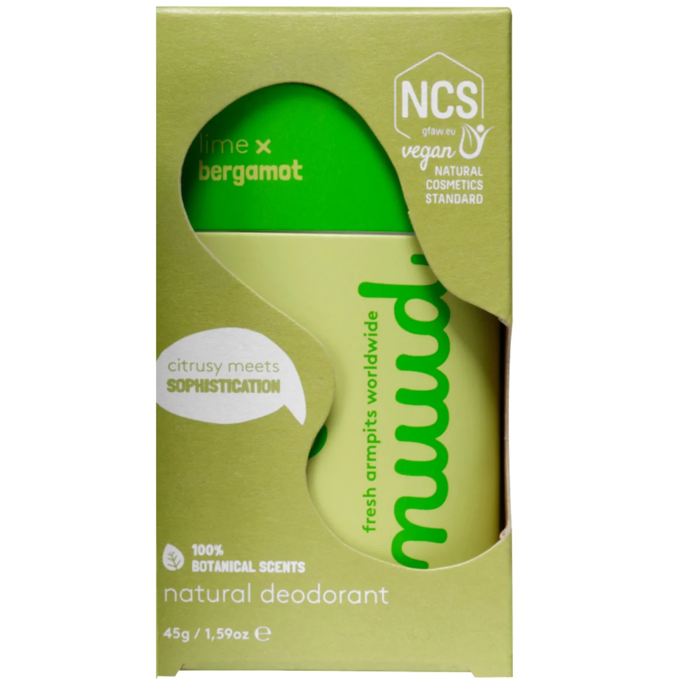 Nuud The Stick Lime & Bergamot 45 g NUUD