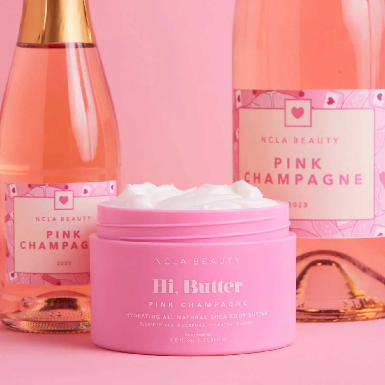 NCLA Beauty Hi, Butter Body Butter Pink Champagne 200 ml NCLA