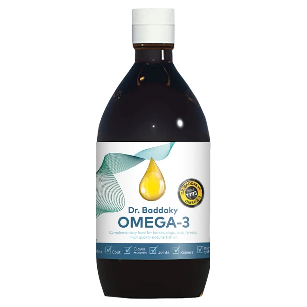 Dr. Baddaky Omega-3 Fiskolja 500 ml Dr. Baddaky